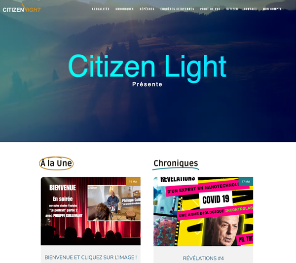 site internet Citizen-light.fr