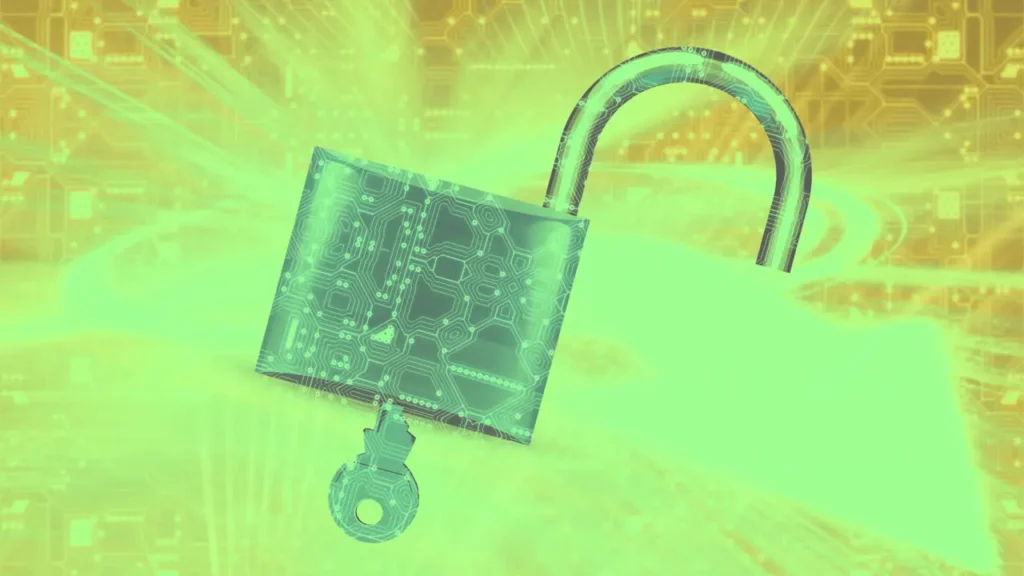 Cadenas numérique illustrant la protection des comptes professionnels
